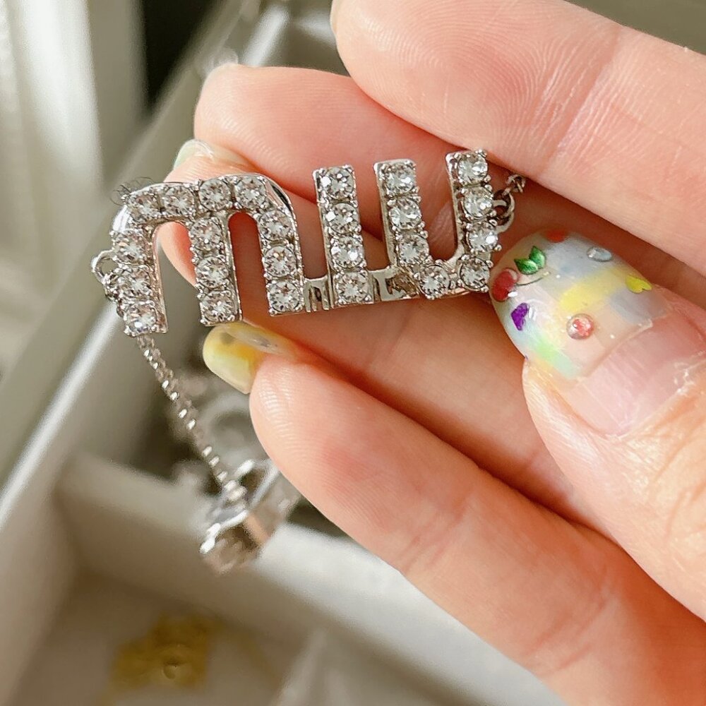 99% NEW MIUMIU BRACELET, WITH FULL PACKAGING
